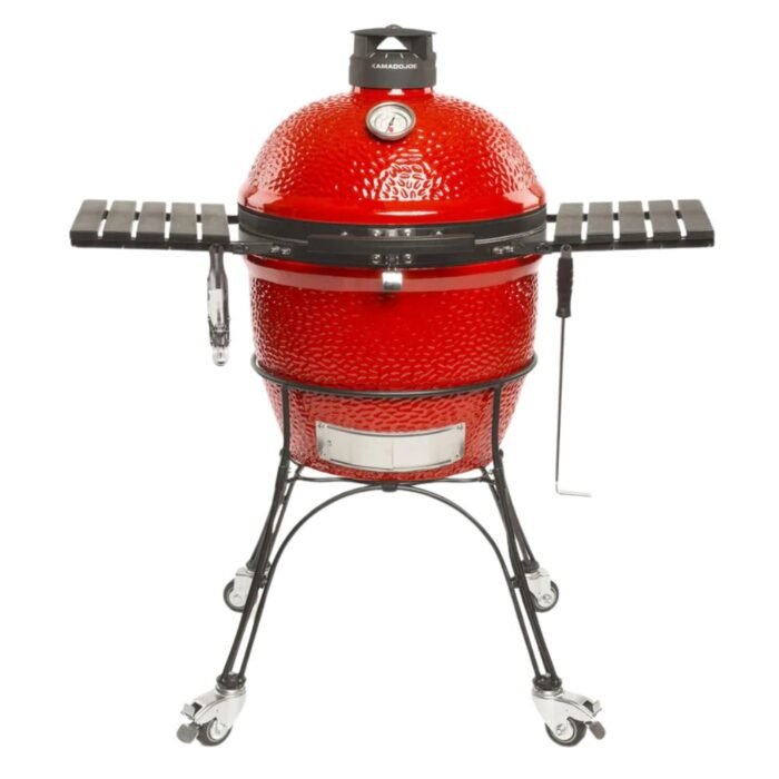 KamadoJoeClassicJoeIIFreestanding18-InchCharcoalGrillwGrillGripper_AshTool