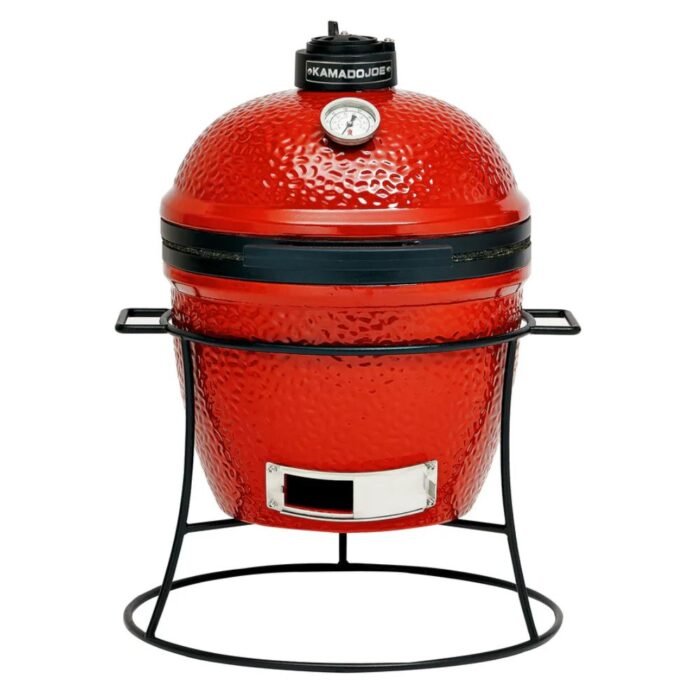 KamadoJoeJoeJr13.5-inchPortableCeramicCharcoalGrillwGrillStand