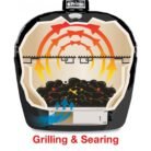 Primo-Oval-Junior-200-Ceramic-Kamado-Grill-With-Stainless-Steel-Grates-PGCJRH-14