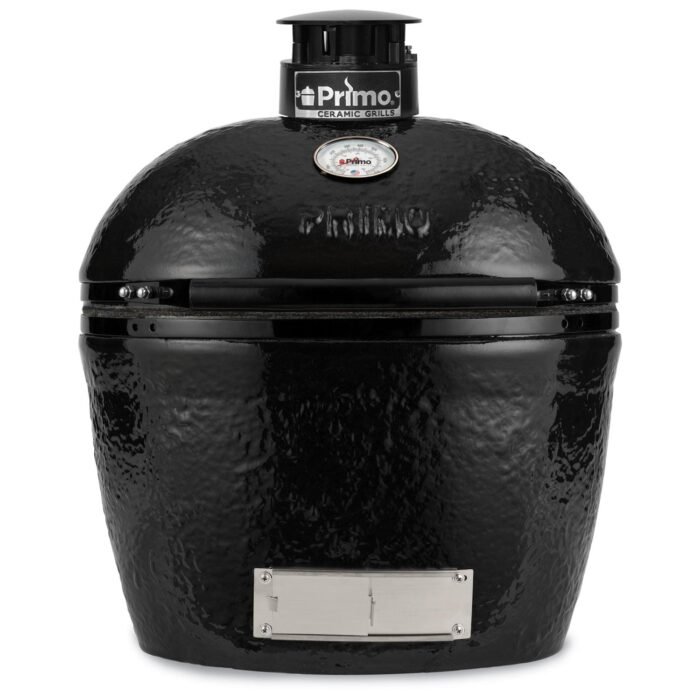 Primo-Oval-Junior-200-Ceramic-Kamado-Grill-With-Stainless-Steel-Grates-PGCJRH
