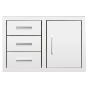 Summerset 33-Inch 3-Drawer & Door Combo